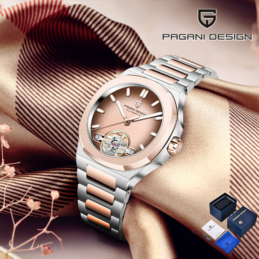 Luxury Watch Design - Jam tangan pria otomatis tourbillon desain