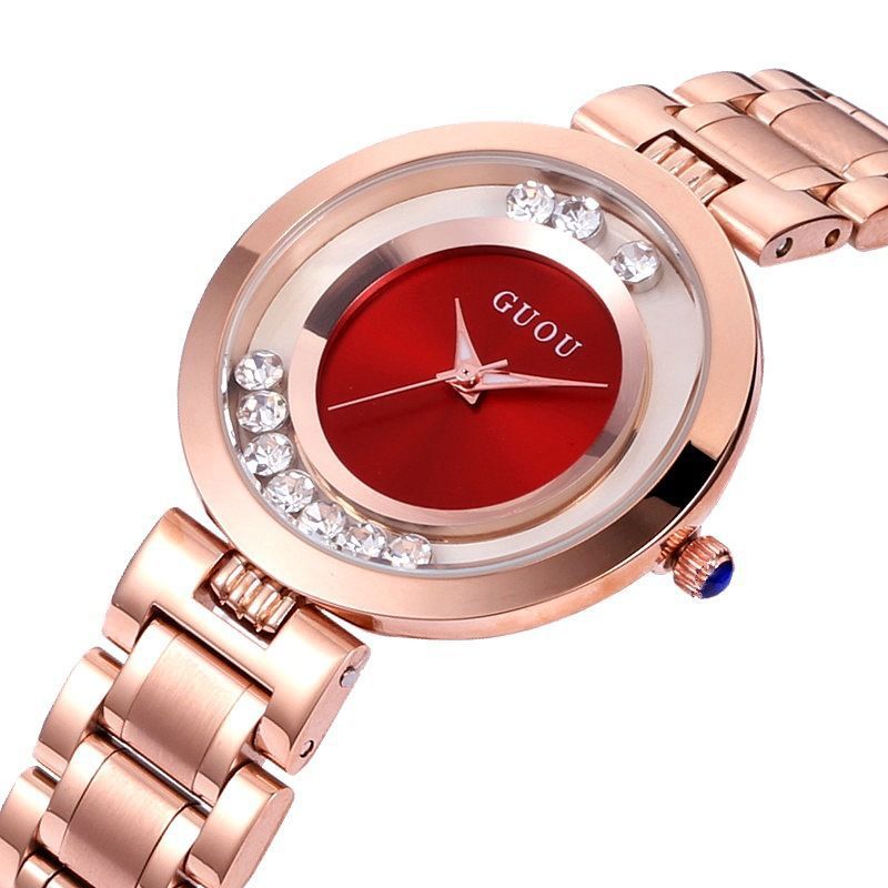 Luxury Watch Brand For Women - Jam tangan kasual wanita merek Guou
