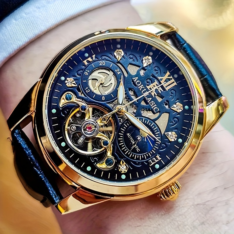 Luxury Watch Values - Jam Tangan Mekanis Otomatis Tourbillon Besar