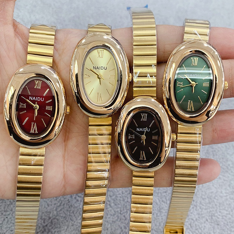 Luxury Watch Brand For Women - Jam Tangan Kuarsa Wanita Oval Emas