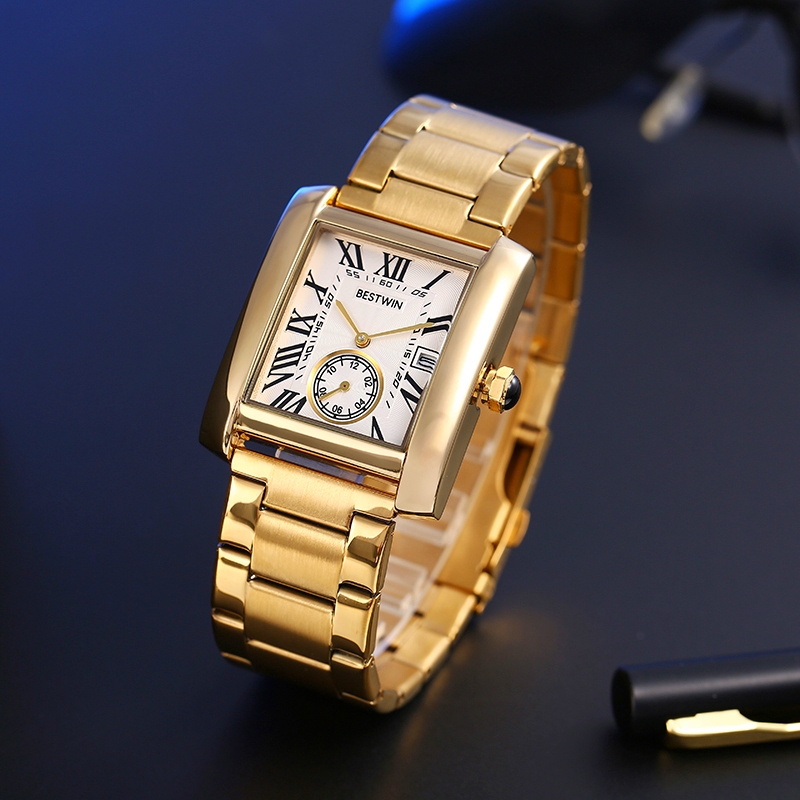 Luxury Watch White - Jam tangan Digital pria, jam tangan