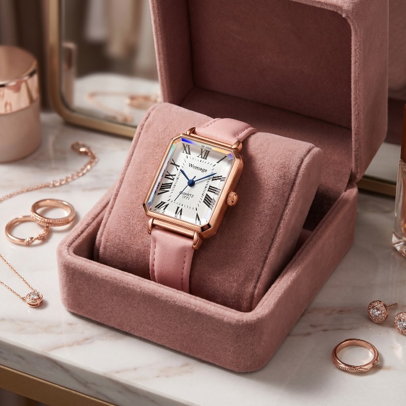 Luxury Watch Brand For Women - Jam Tangan Kuarsa Persegi Panjang Modis