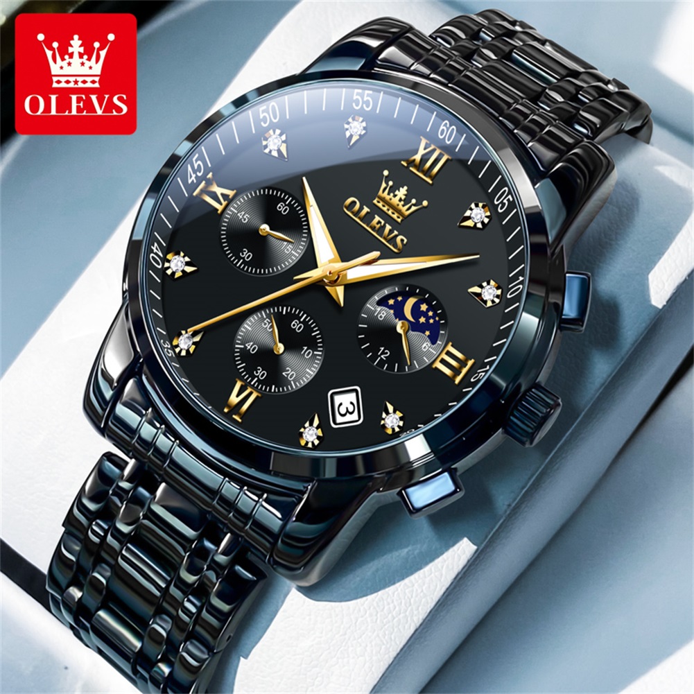 Luxury Watch Design - OLEVS Jam Tangan Pria Populer Jam