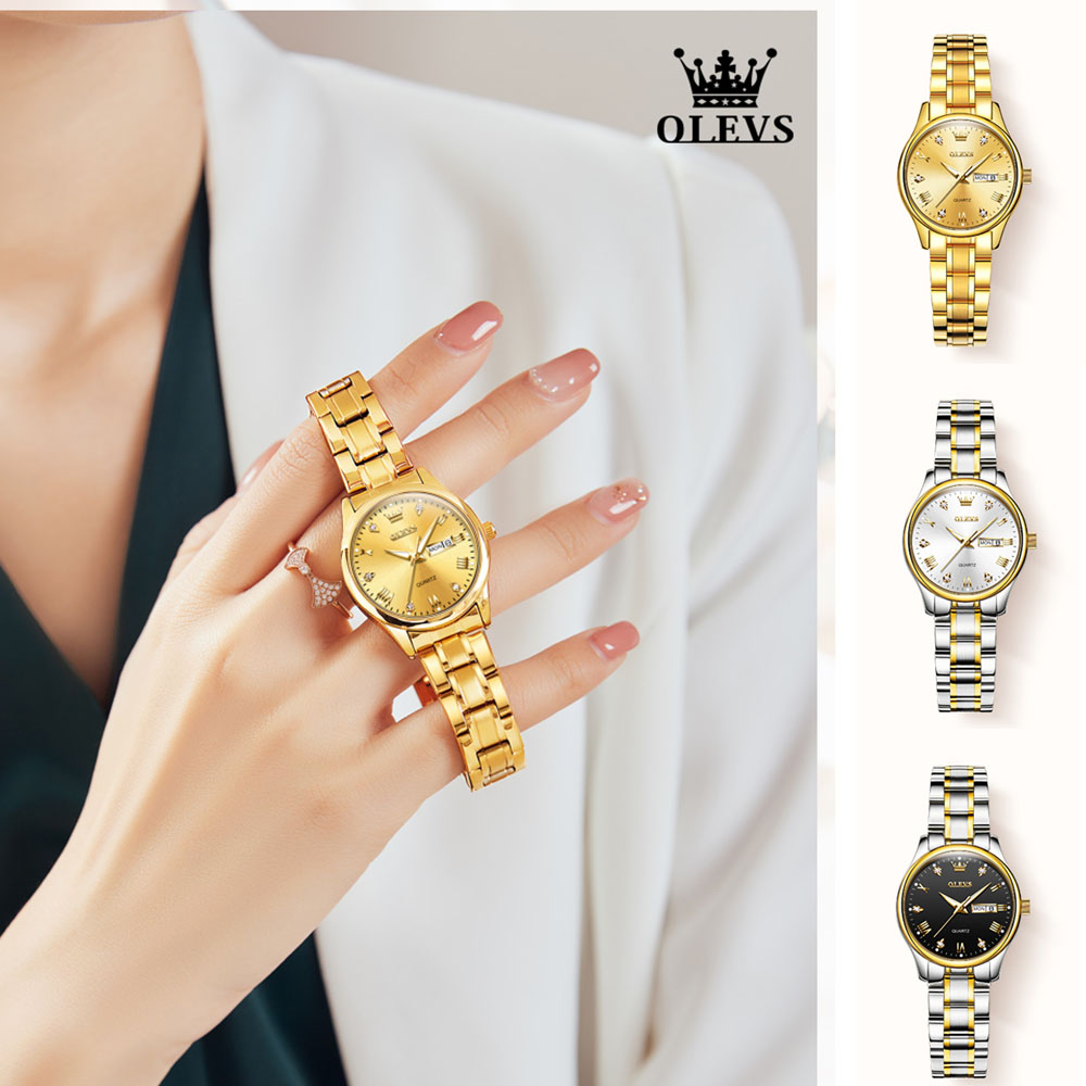 OLEVS jam tangan wanita merek  - Luxury Watch Brand For Women ulasan dan harga