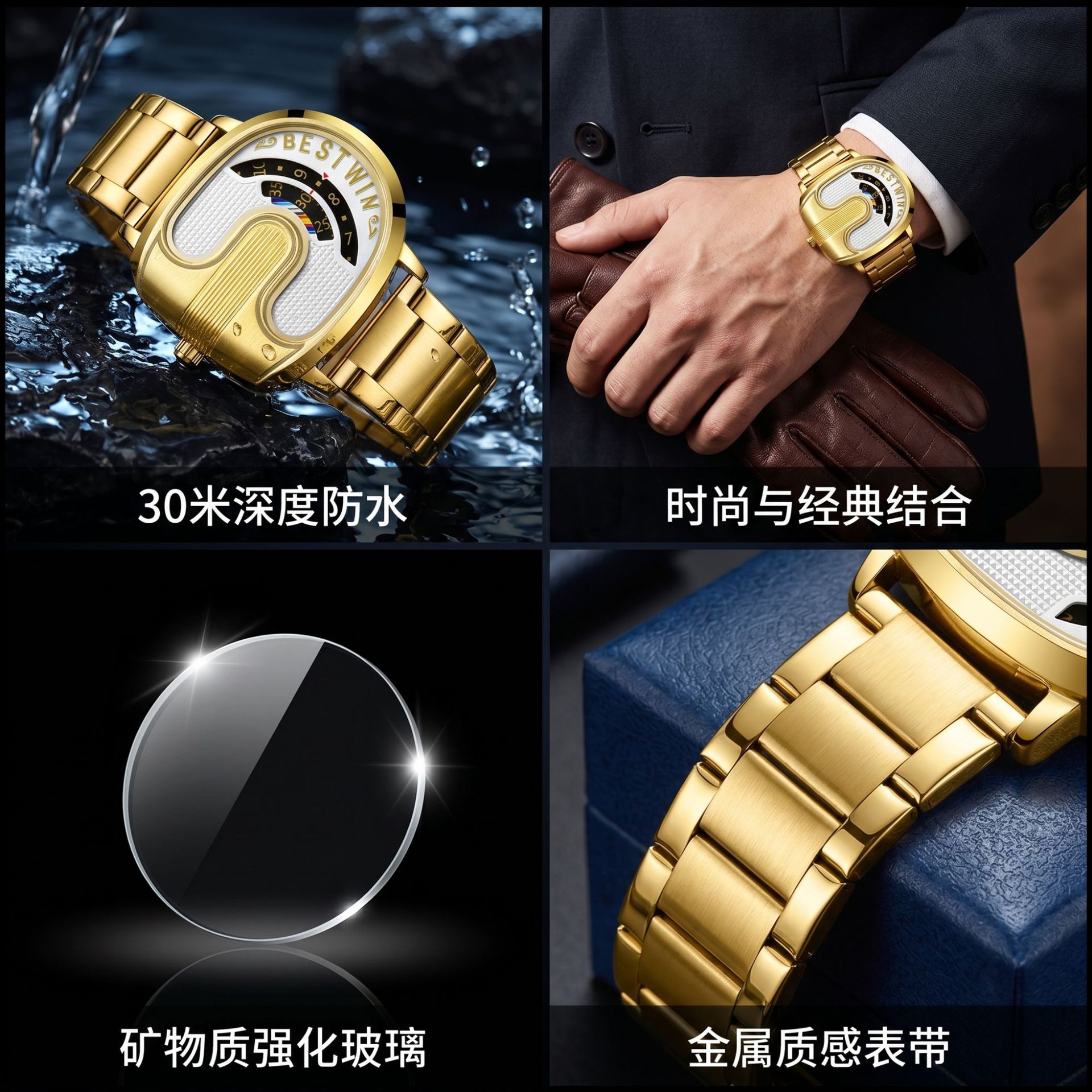 Jam Tangan Pria Mewah Merk Gol - Luxury Watch Design ulasan dan harga