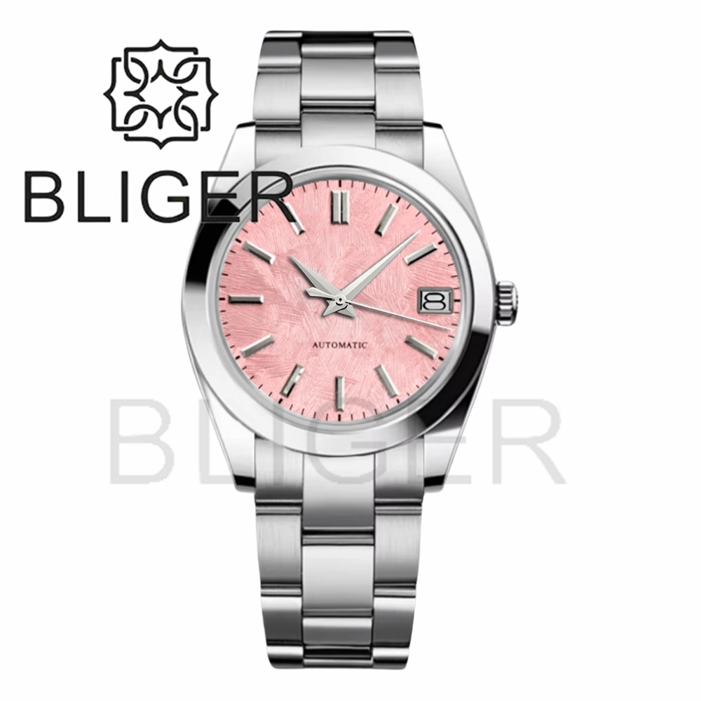 BLIGER 36mm39mm Logo Kustom Ja - Luxury Watch With Green Dial ulasan dan harga