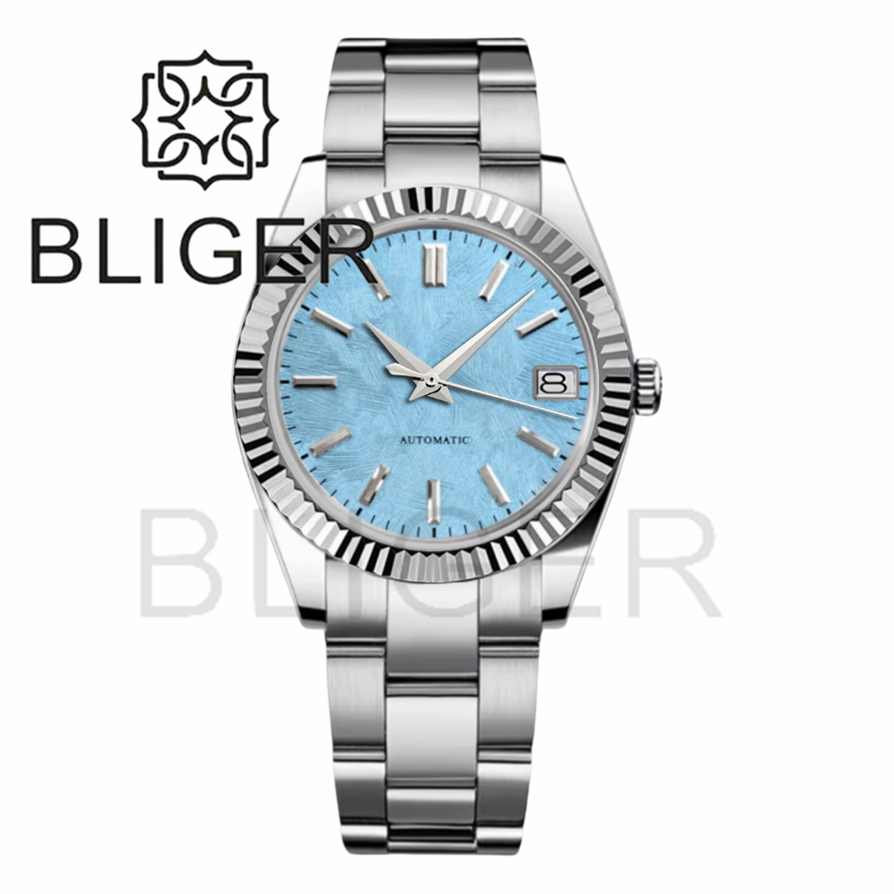 BLIGER 36mm39mm Logo Kustom Ja - Luxury Watch With Green Dial ulasan dan harga