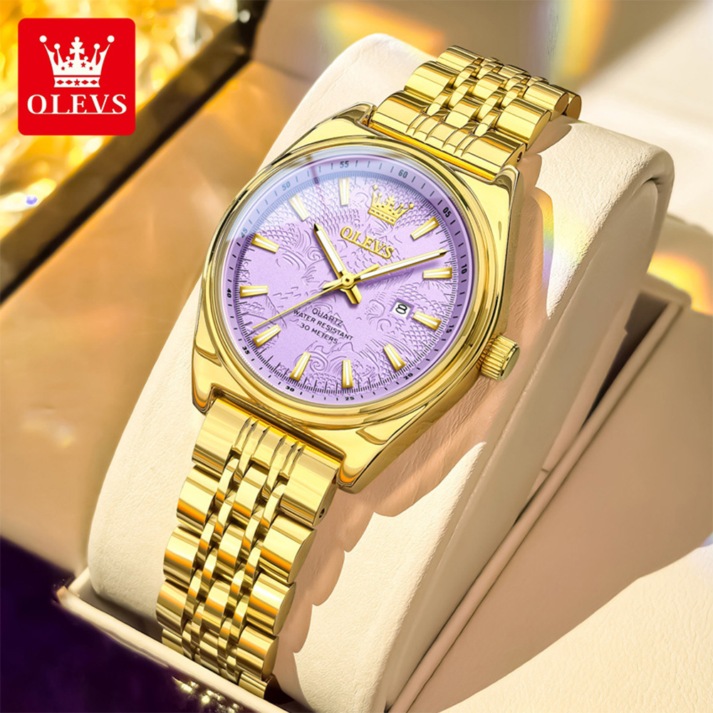 OLEVS Jam Tangan Emas Mewah Be - Luxury Watch Brand For Women ulasan dan harga