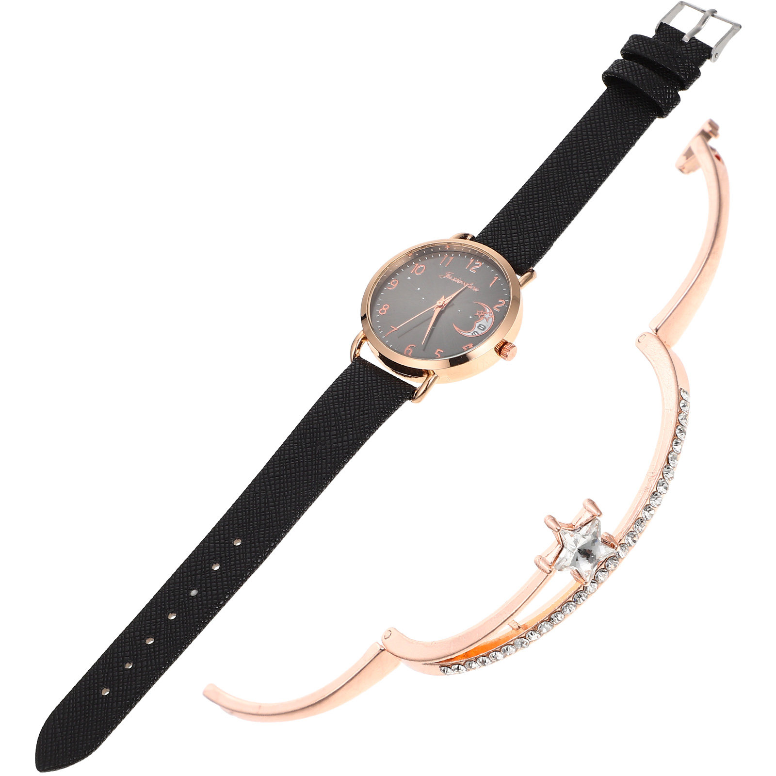 1Set Jam Tangan Wanita Bintang - Luxury Watch White ulasan dan harga