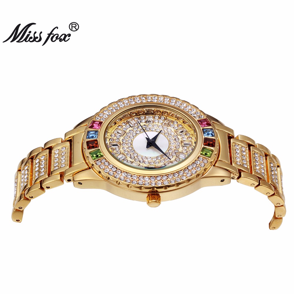 Jam Tangan Pesta Emas Wanita M - Luxury Watch In China ulasan dan harga