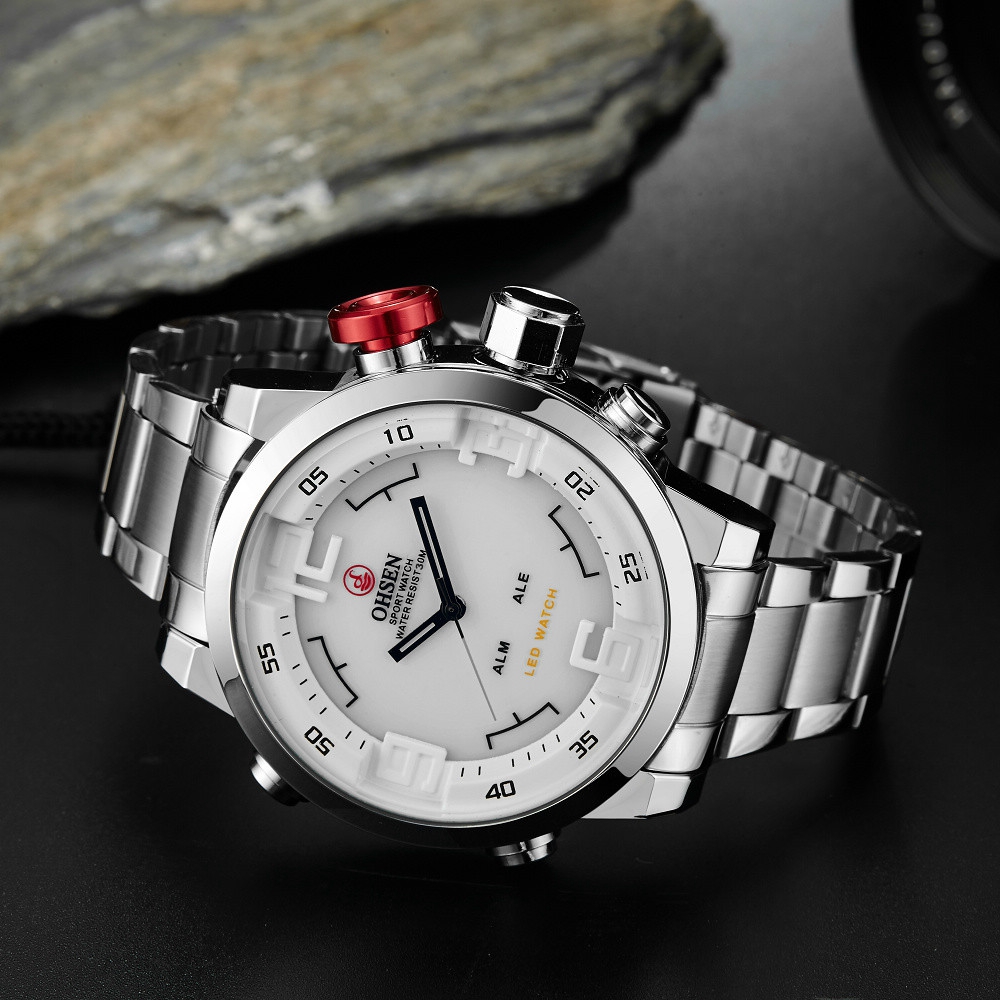 Jam Tangan Bisnis Pria Kuarsa  - Luxury Watch White ulasan dan harga