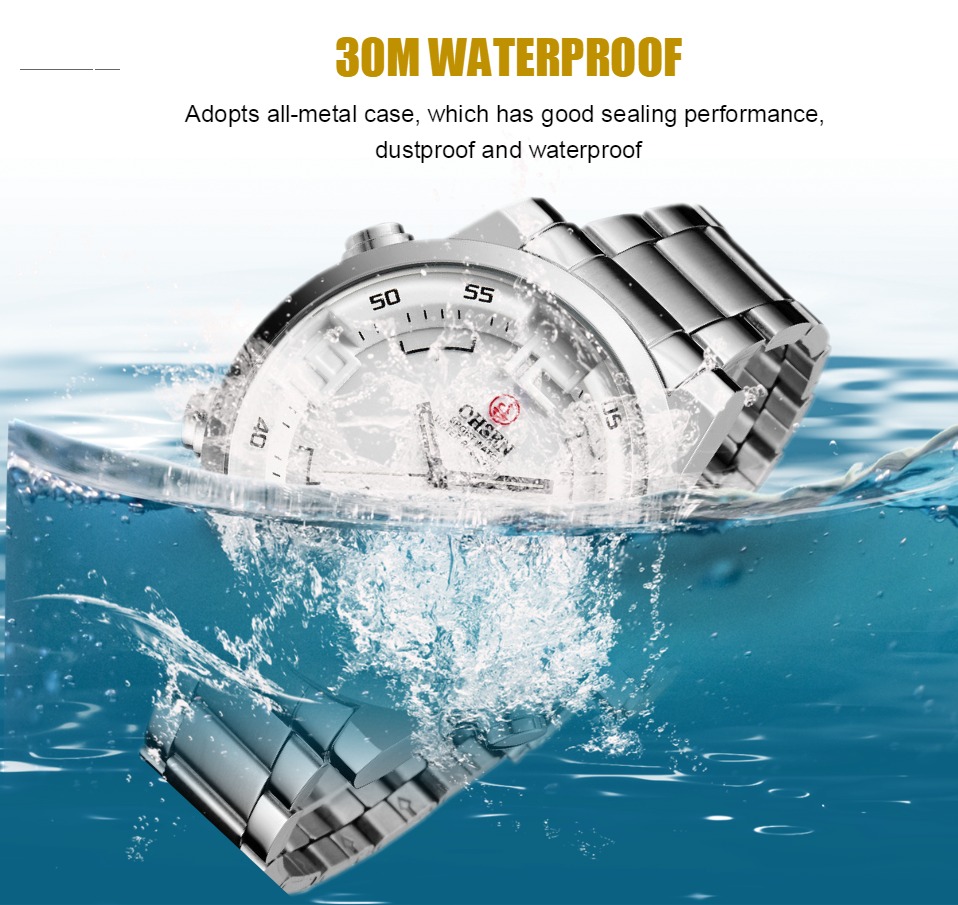 Jam Tangan Bisnis Pria Kuarsa  - Luxury Watch White ulasan dan harga