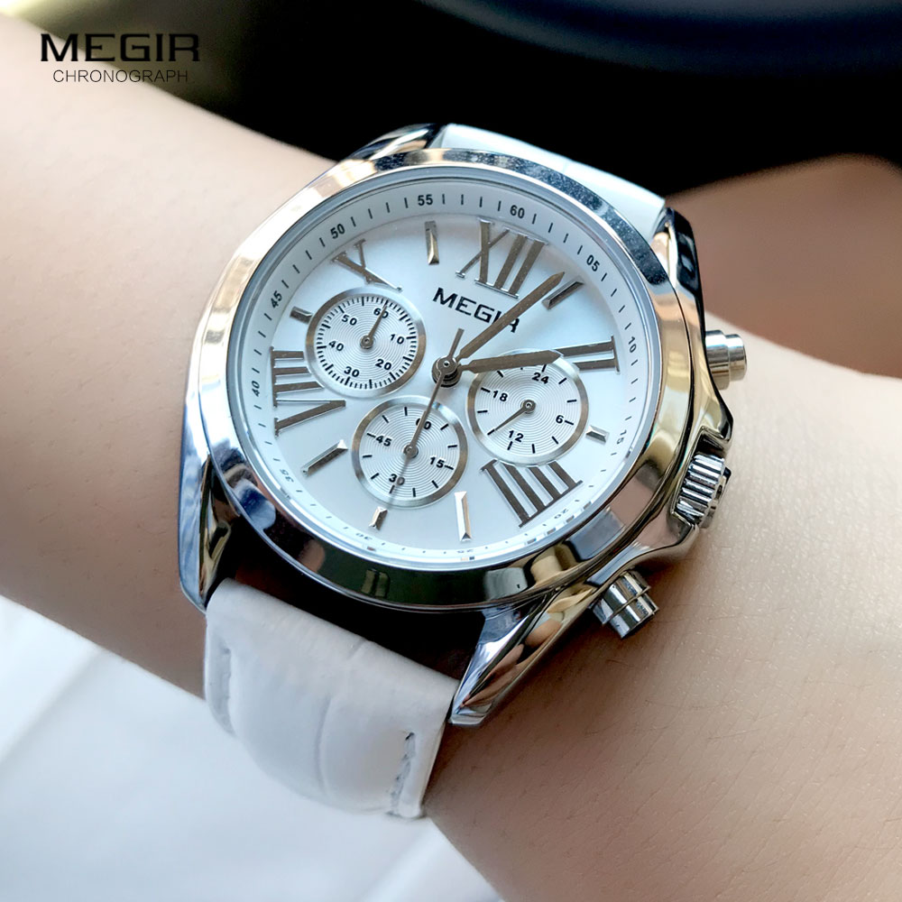 MEGIR2019 Baru Mewah Kulit Wan - Luxury Watch White ulasan dan harga