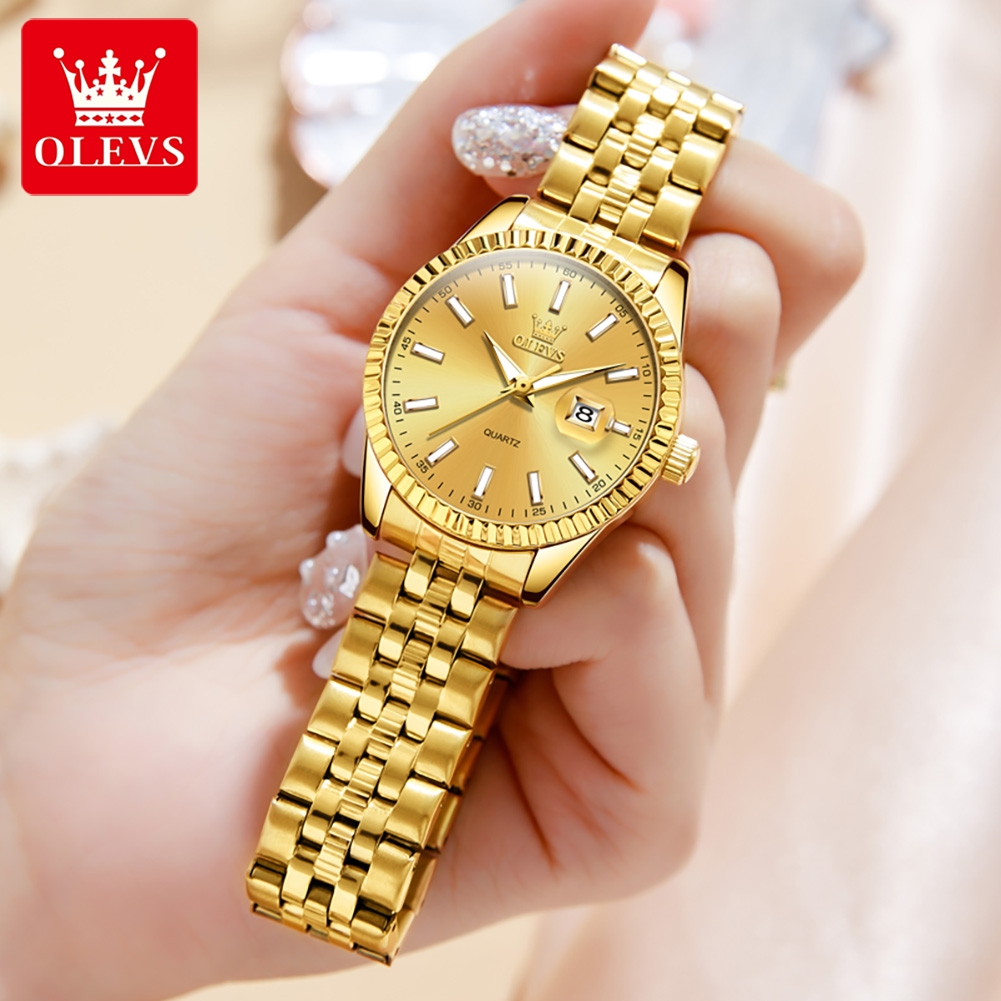 OLEVS jam tangan Quartz wanita - Luxury Watch Brand For Women ulasan dan harga