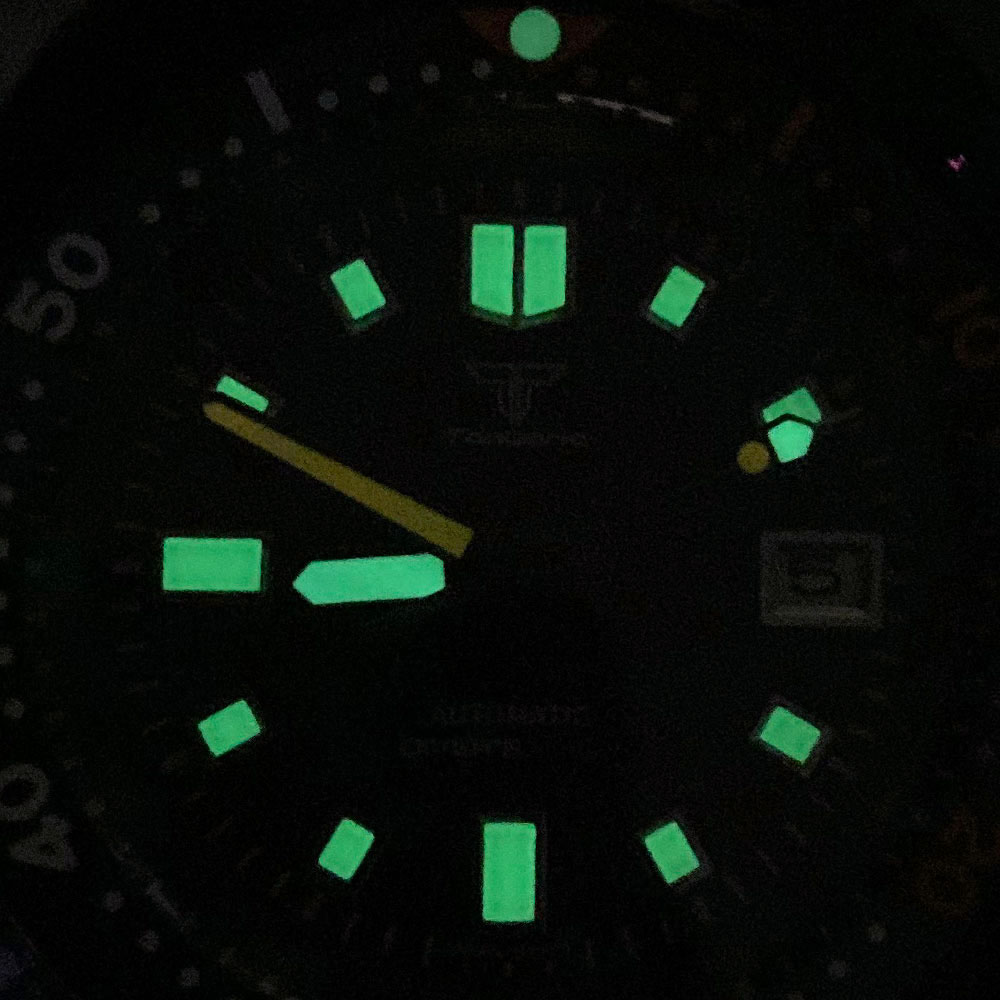 Jam Tangan 20ATM Tandorio 44mm - Luxury Watch With Green Dial ulasan dan harga