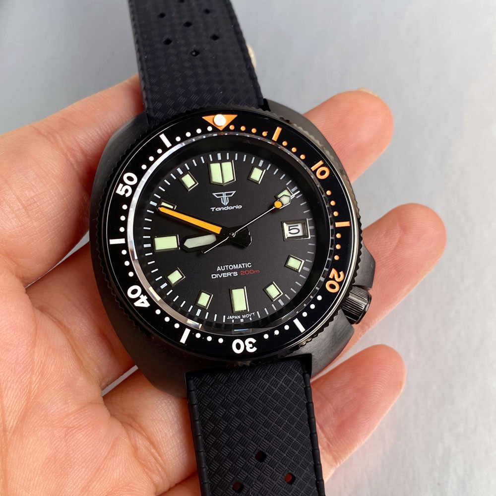 Jam Tangan 20ATM Tandorio 44mm - Luxury Watch With Green Dial ulasan dan harga