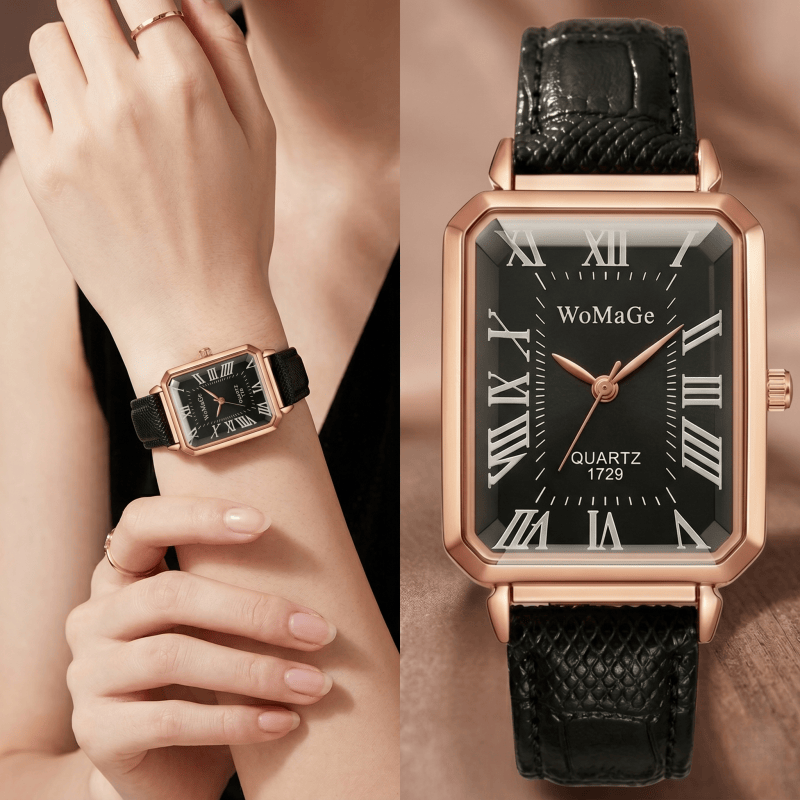 Jam Tangan Kuarsa Persegi Panj - Luxury Watch Brand For Women ulasan dan harga