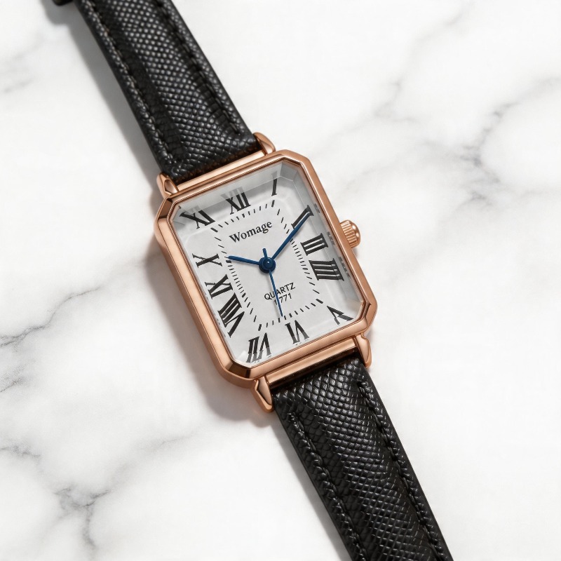 Jam Tangan Kuarsa Persegi Panj - Luxury Watch Brand For Women ulasan dan harga