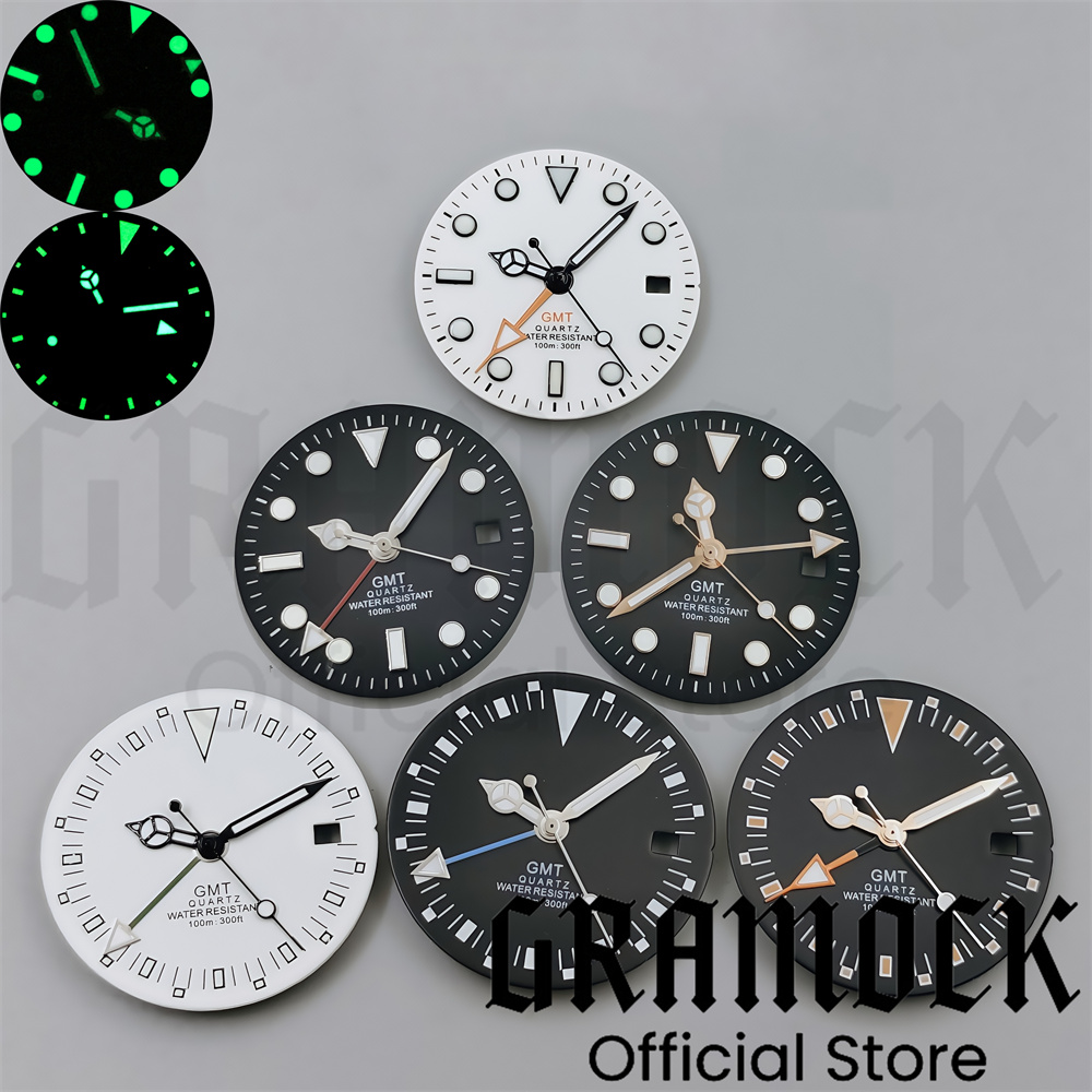 Gramock 29mm jam tangan kuarsa - Luxury Watch With Green Dial ulasan dan harga