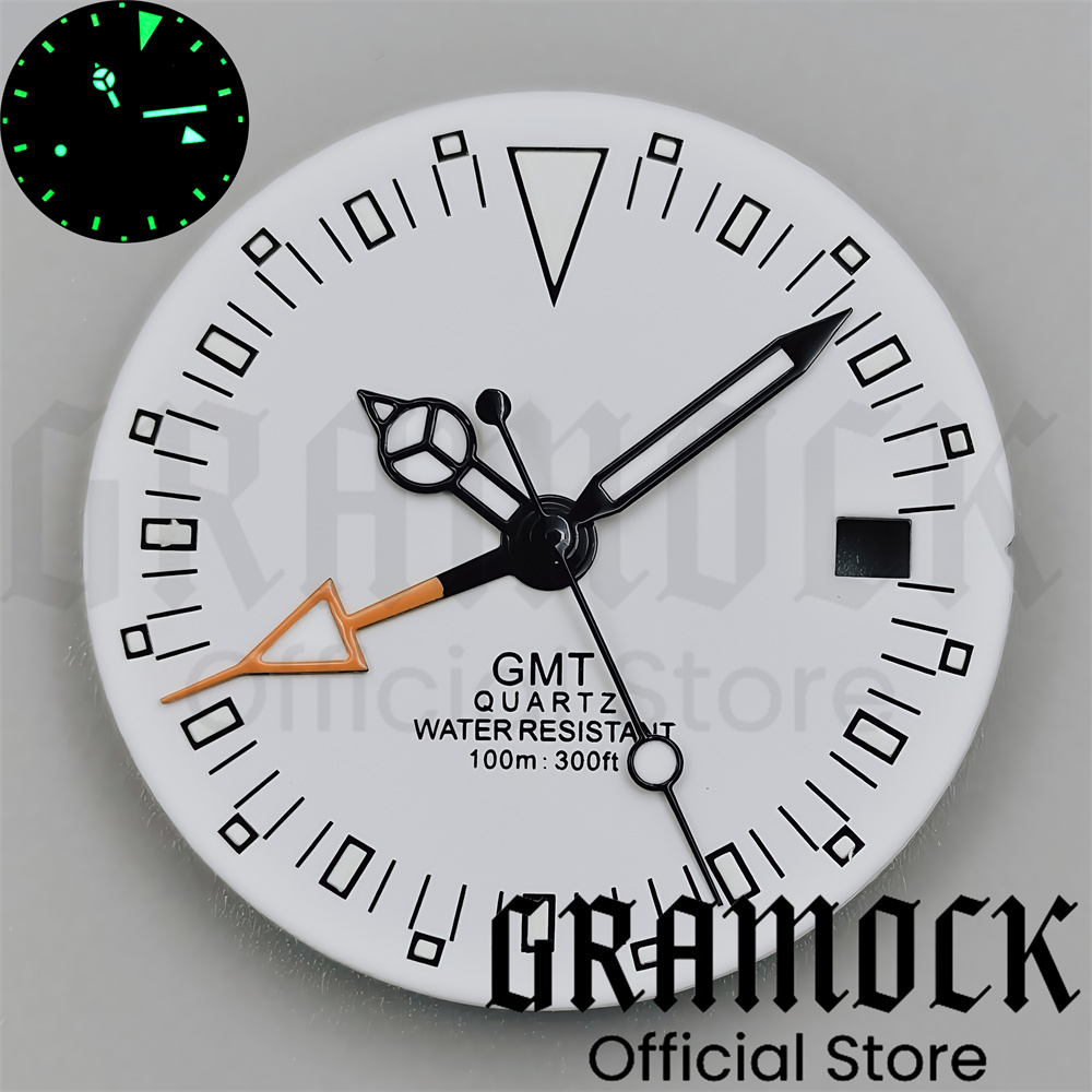 Gramock 29mm jam tangan kuarsa - Luxury Watch With Green Dial ulasan dan harga