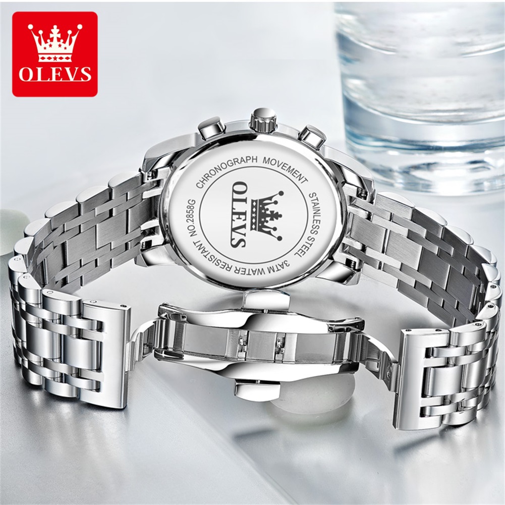 OLEVS Jam Tangan Pria Populer  - Luxury Watch Design ulasan dan harga