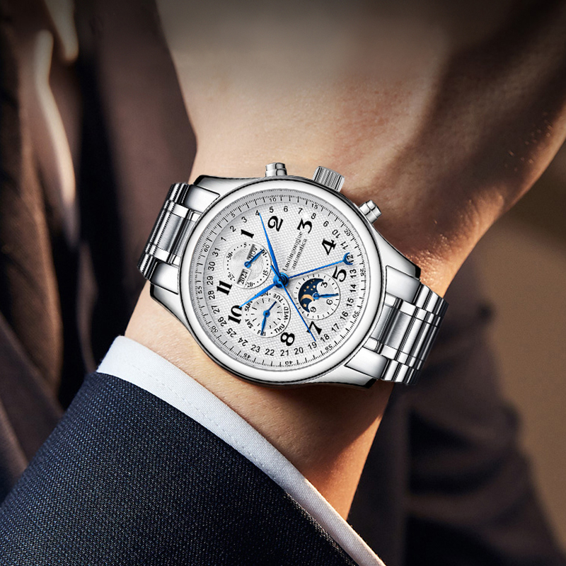 Jam Tangan Mekanis Pria Seri M - Luxury Watch Values ulasan dan harga