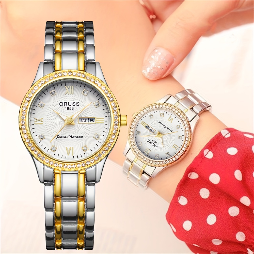 Jam tangan wanita, jam tangan  - Luxury Watch White ulasan dan harga