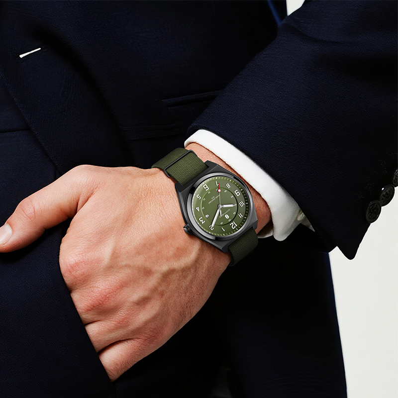 SAPPHERO Jam Tangan Kuarsa Ola - Luxury Watch With Green Dial ulasan dan harga
